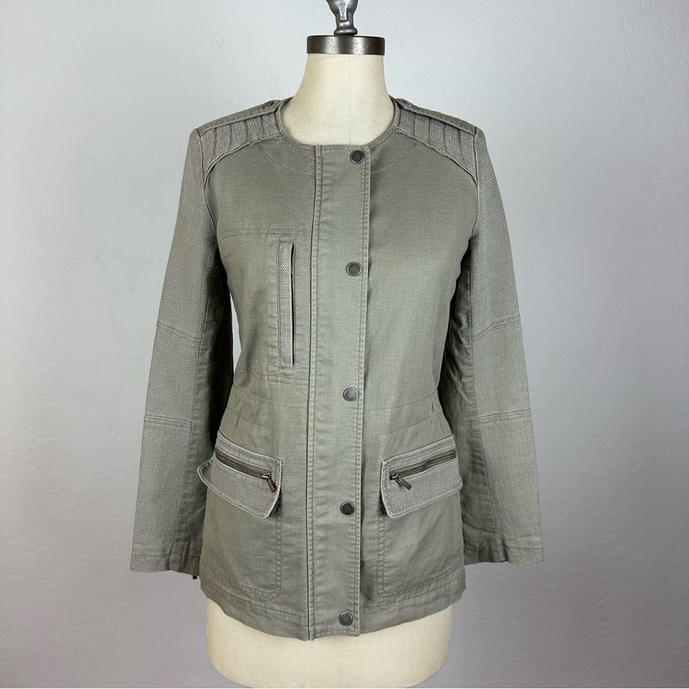 Comptoir des Contonniers Linen Field Jacket